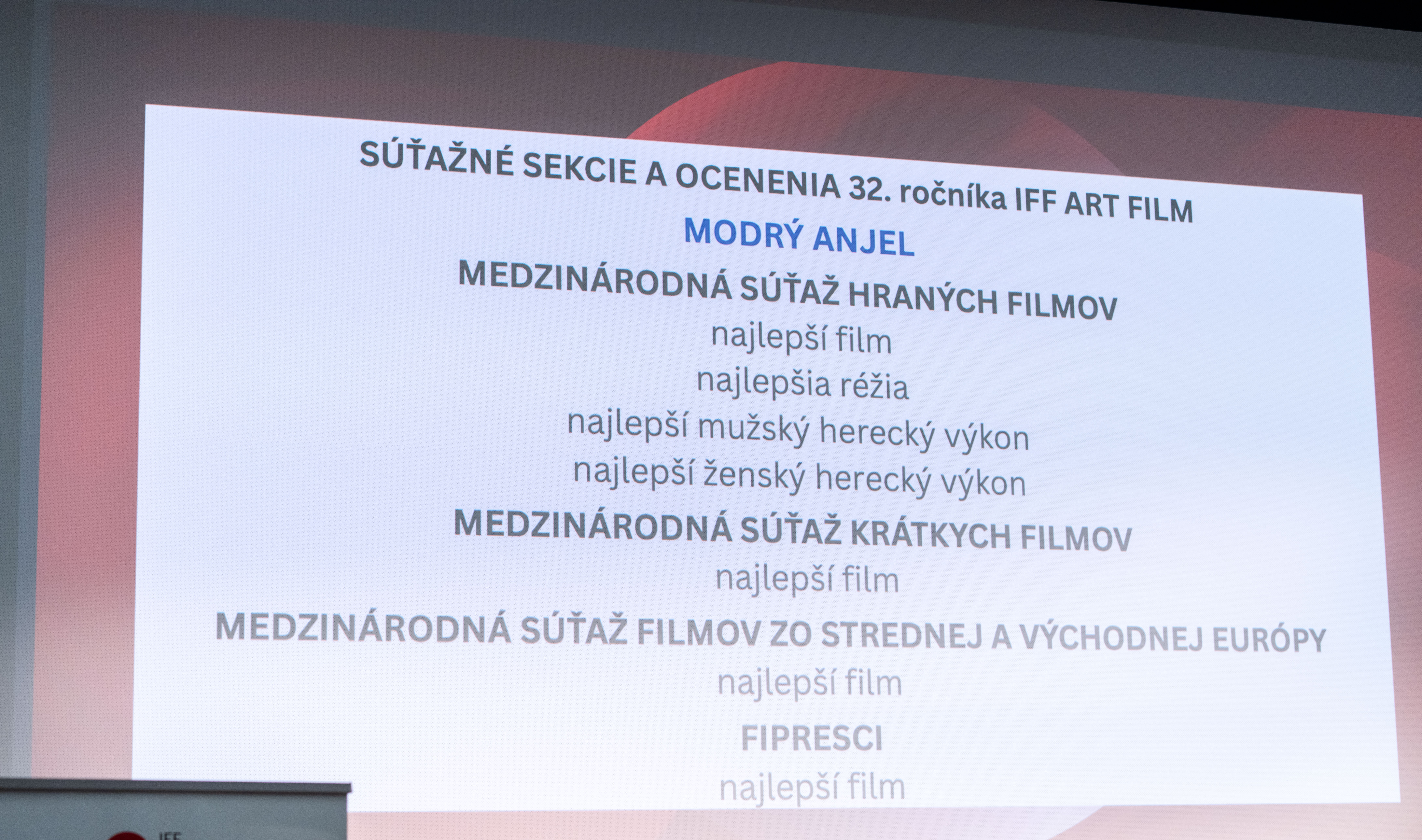 Tlacova konferencia - Medzinarodneho filmoveho festivalu ART FILM -1-15